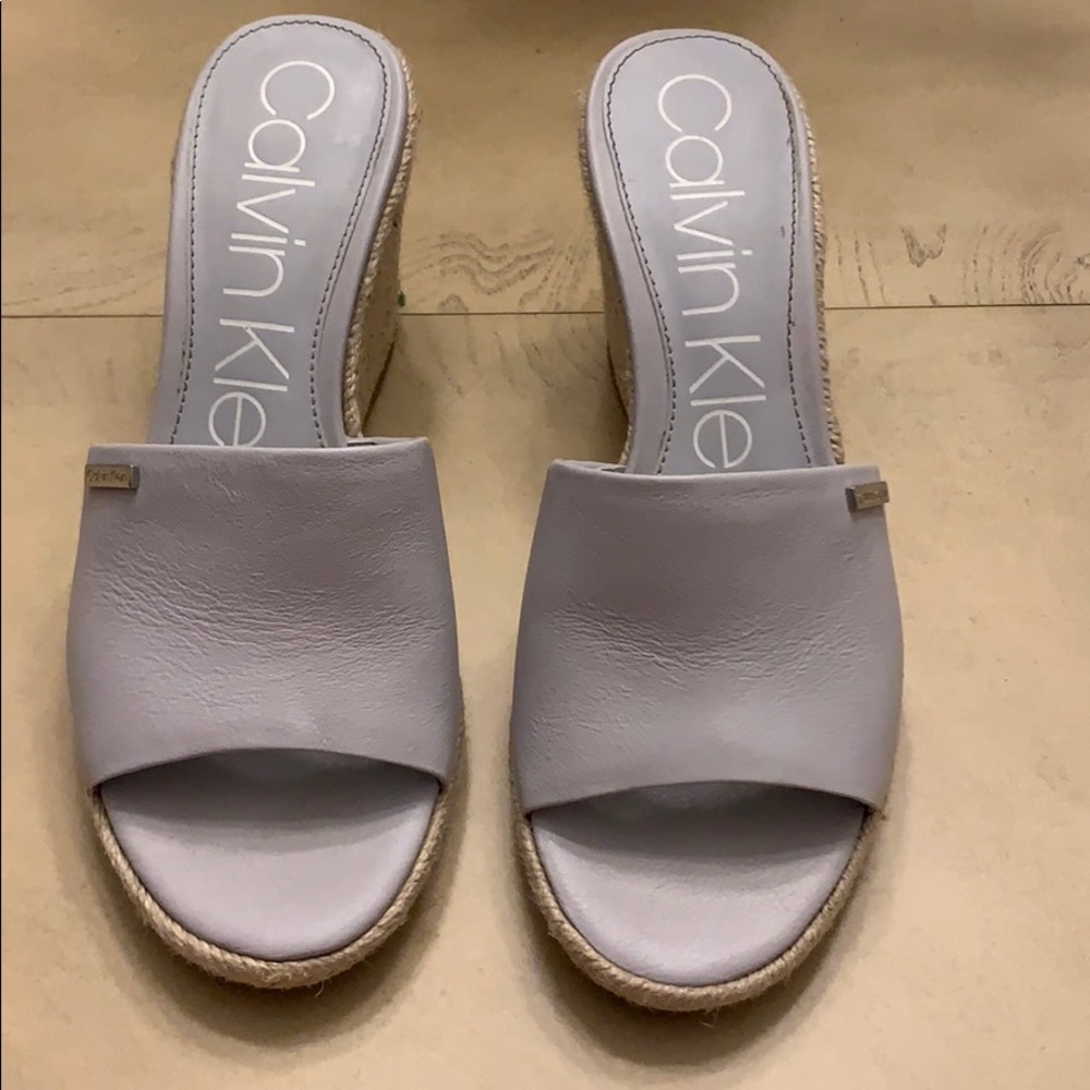 Calvin Klein Wedge Sandals.